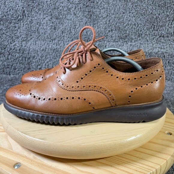 Cole Haan Other - Cole Haan 2.Zerogrand Wingtip Oxford Mens Size 11.5 Brown Leather Brogue Shoes